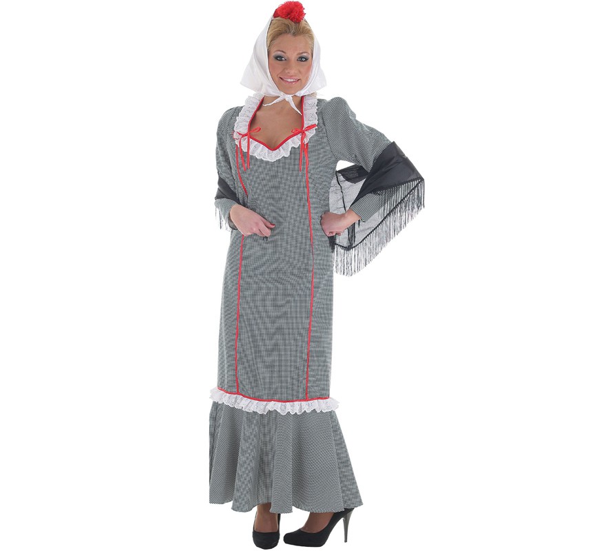 Fato de Chulapa de Pata de Gallo para mulher