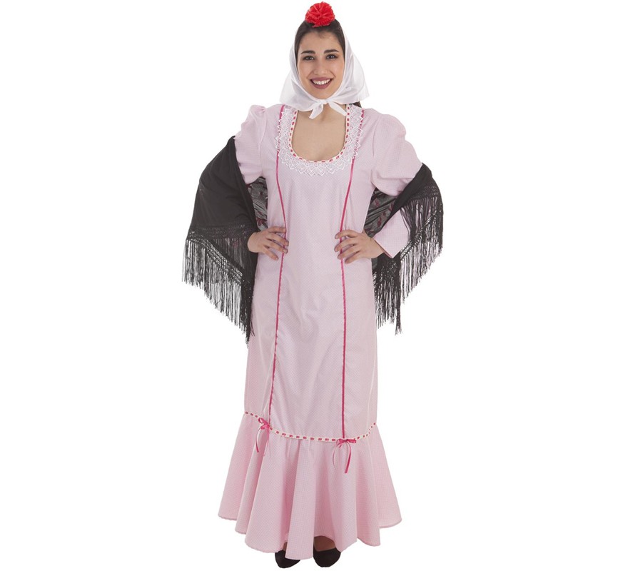 Fato de Chulapa Rosa para mulher