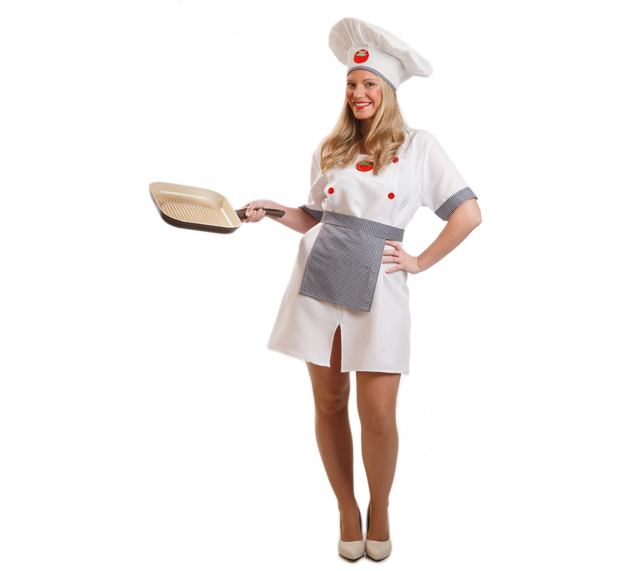 Fato de cozinheiro feminino