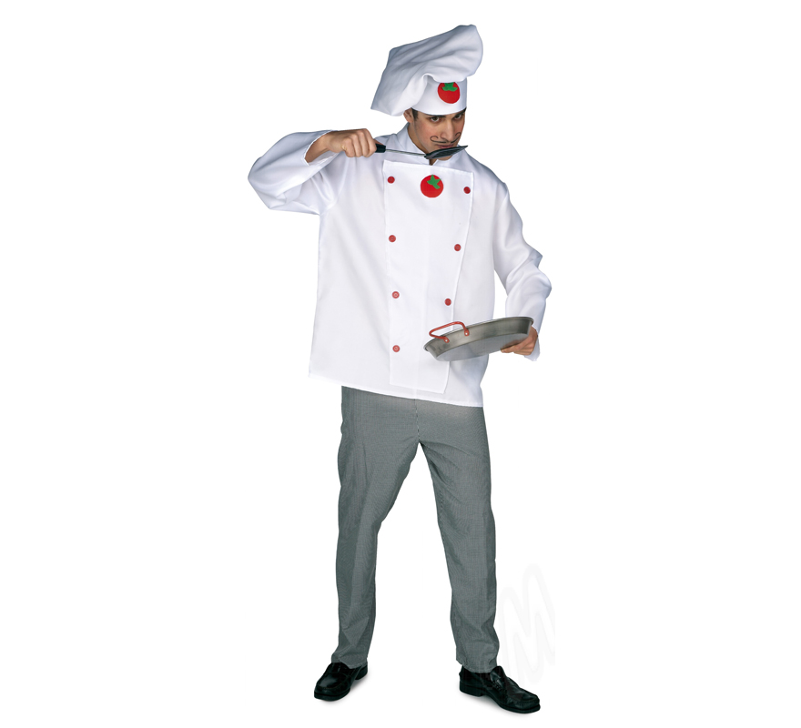 Tomatoes chef costume for men