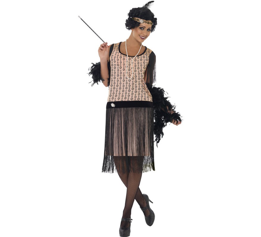 Fato de Coco Chanel Flapper para mulher