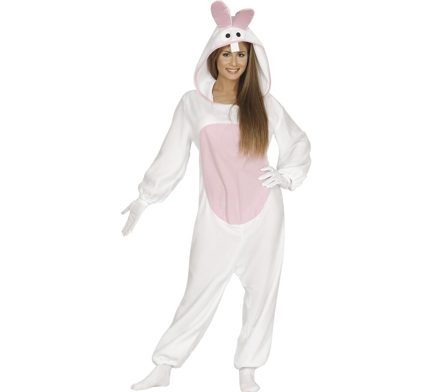 White Bunny Costume for Adults