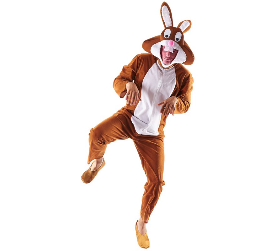 Brown Rabbit Costume for Adults