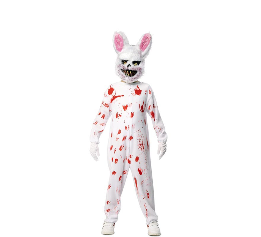 Fato de coelho zumbi para criança