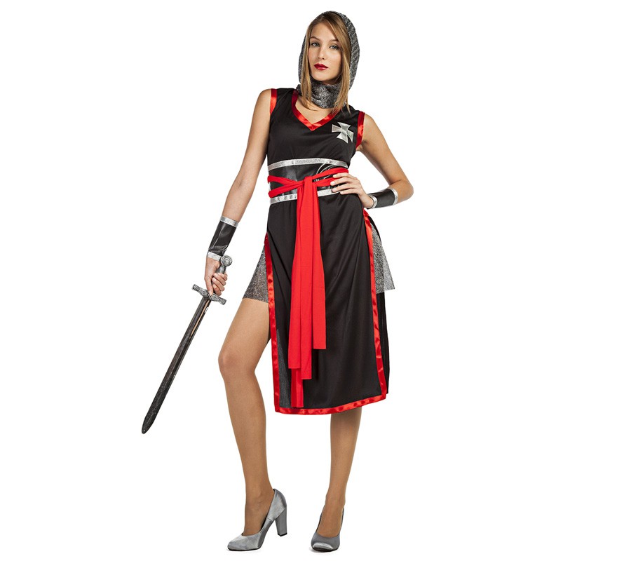 Black Crusader costume for women