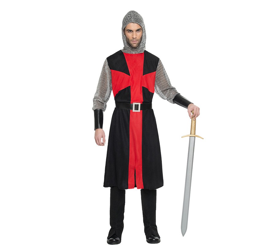 Medieval Crusader costume for men