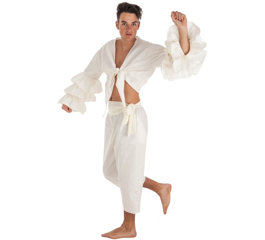 Beige Cuban costume for men
