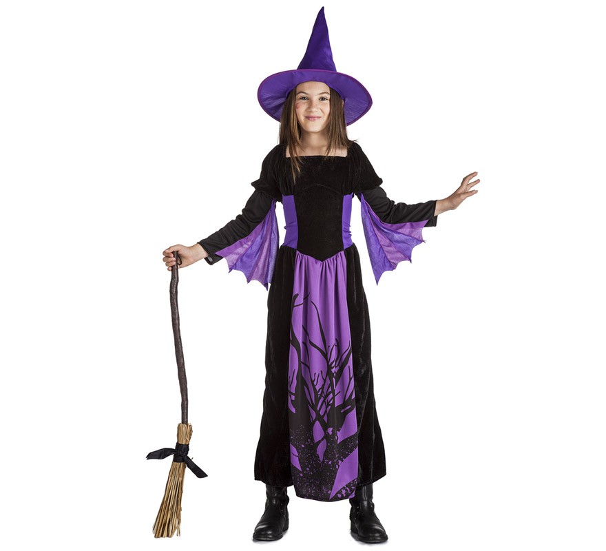 Fato de Bruxa da Floresta para menina