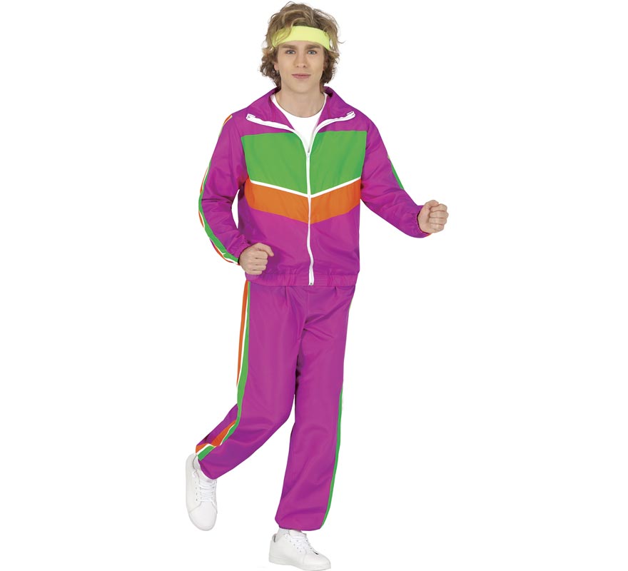 Fato masculino de esportista dos anos 80 Fato masculino de esportista dos anos 80