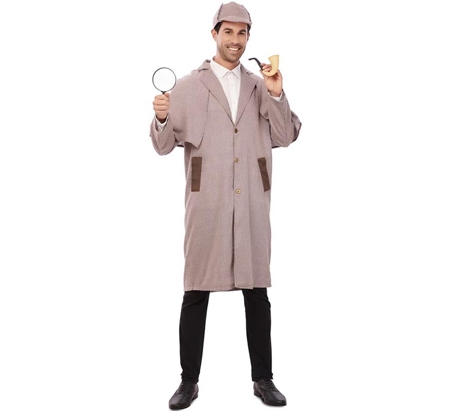 Fantasia de detetive dos anos 30 com chapéu para homem