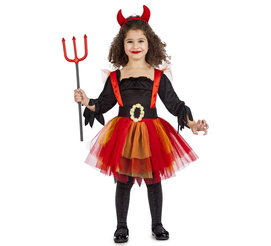 Fato de Diablesa Tutu para menina