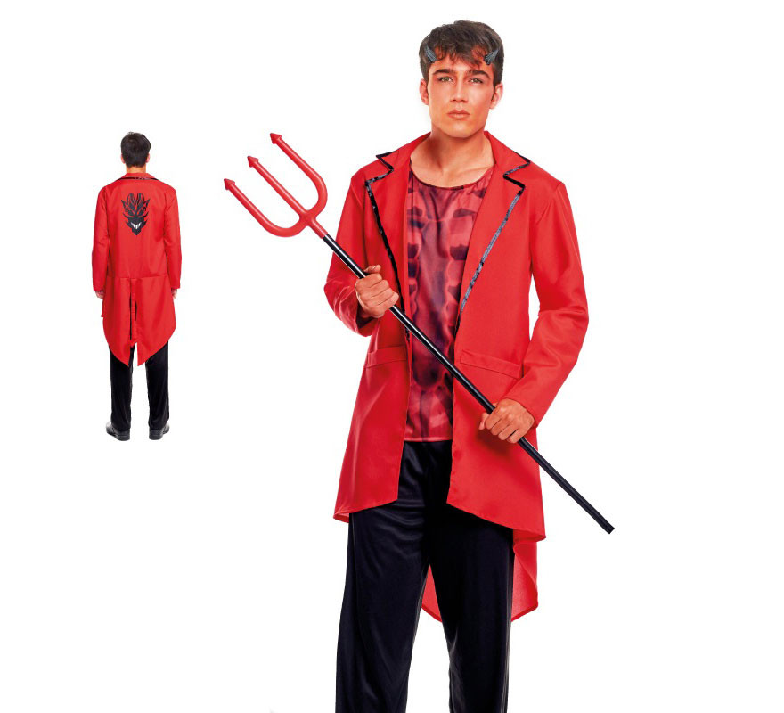 Fato de diabo com jaqueta elegante para homem