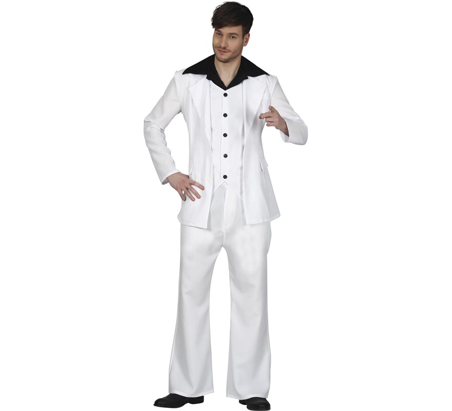 Black and White Disco Costume for Men