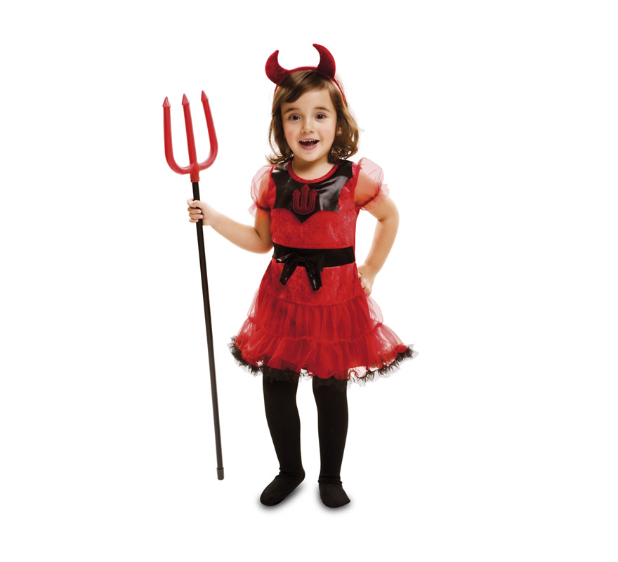 Fato de diabo doce para bebê e menina
