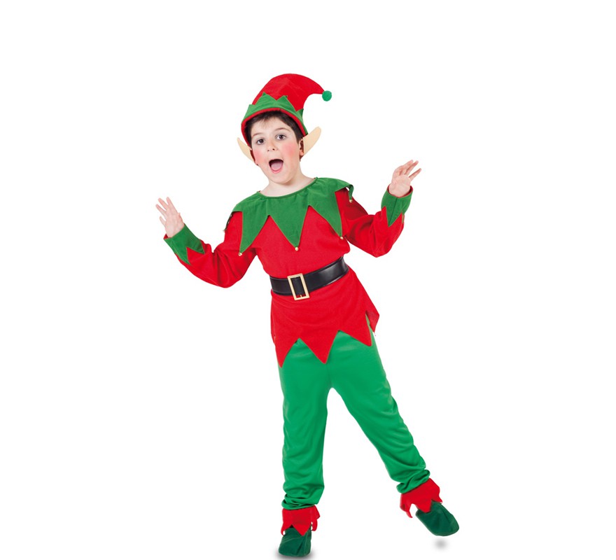 Fato de duende com orelhas para criança