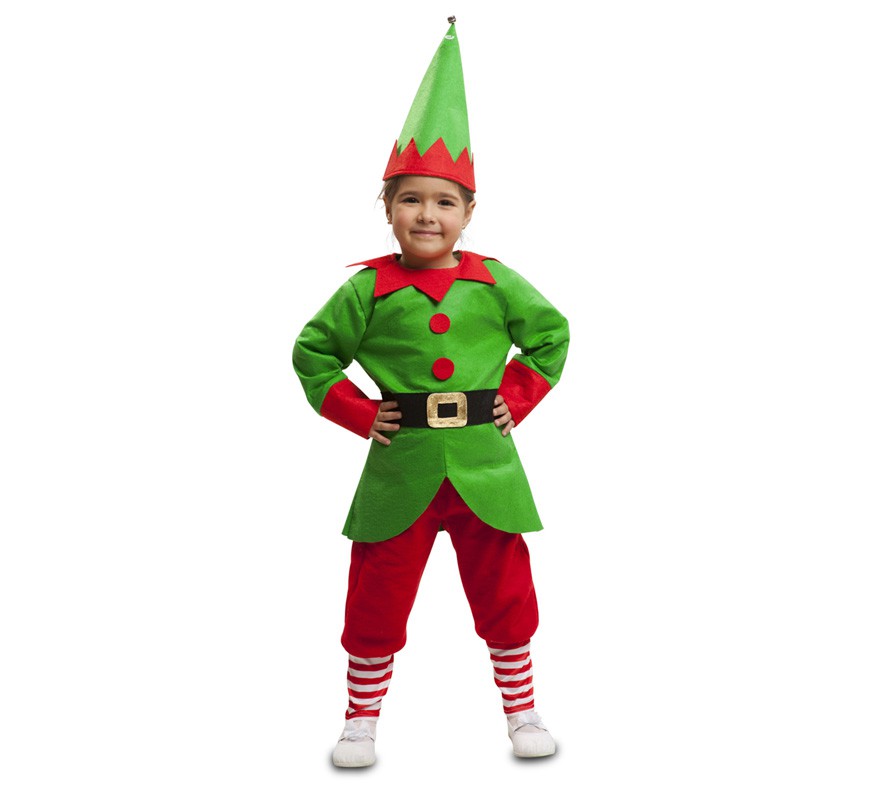 Fato de duende de Natal para crianças