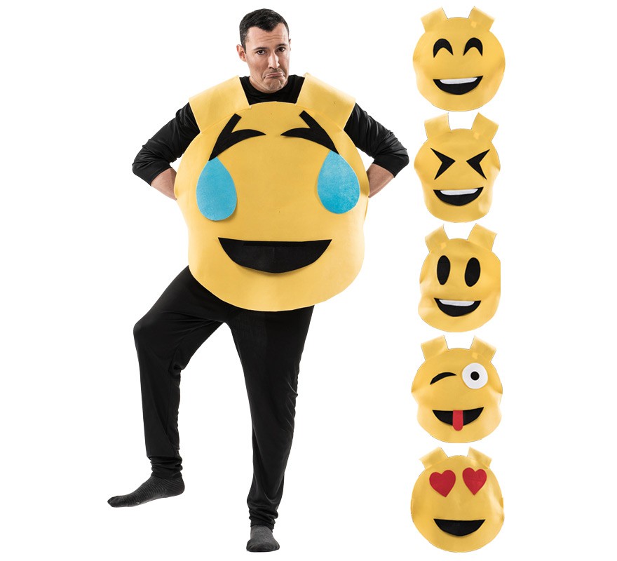 6 in 1 Emoticon Costume for Adults 6 in 1 Emoticon Costume for Adults