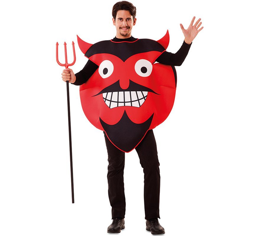 Devil Emoticon Costume for Adults