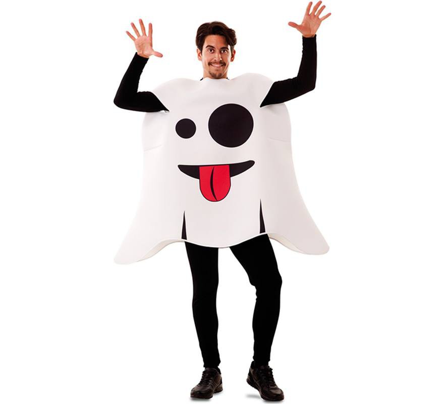 Ghost Emoticon Costume for Adults Ghost Emoticon Costume for Adults
