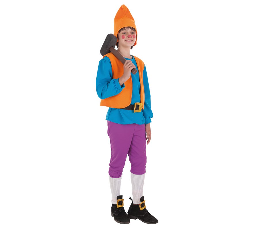 Fato de anão azul Tale para menino