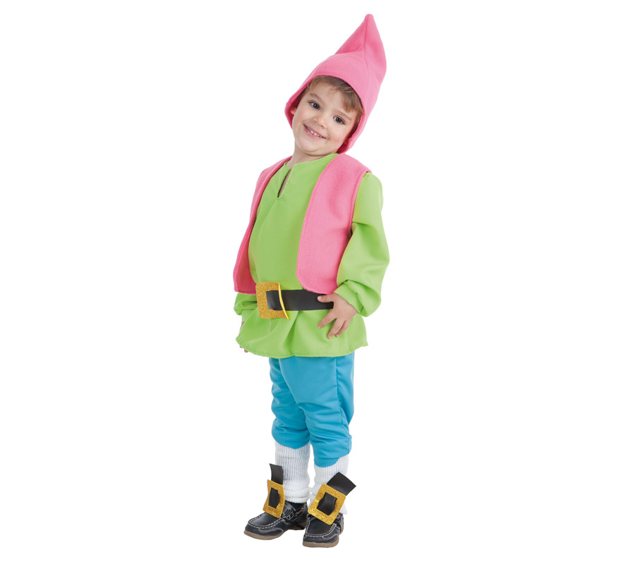 Green Fairy Tale Dwarf Costume for Baby