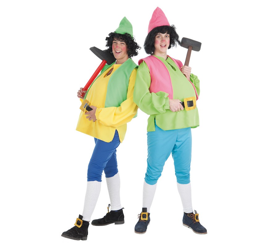 Fato de Anão de Conto de Fadas Verde para homem