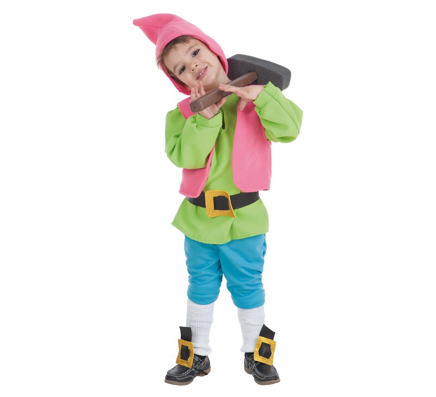 Green Fairy Tale Dwarf Costume for Child