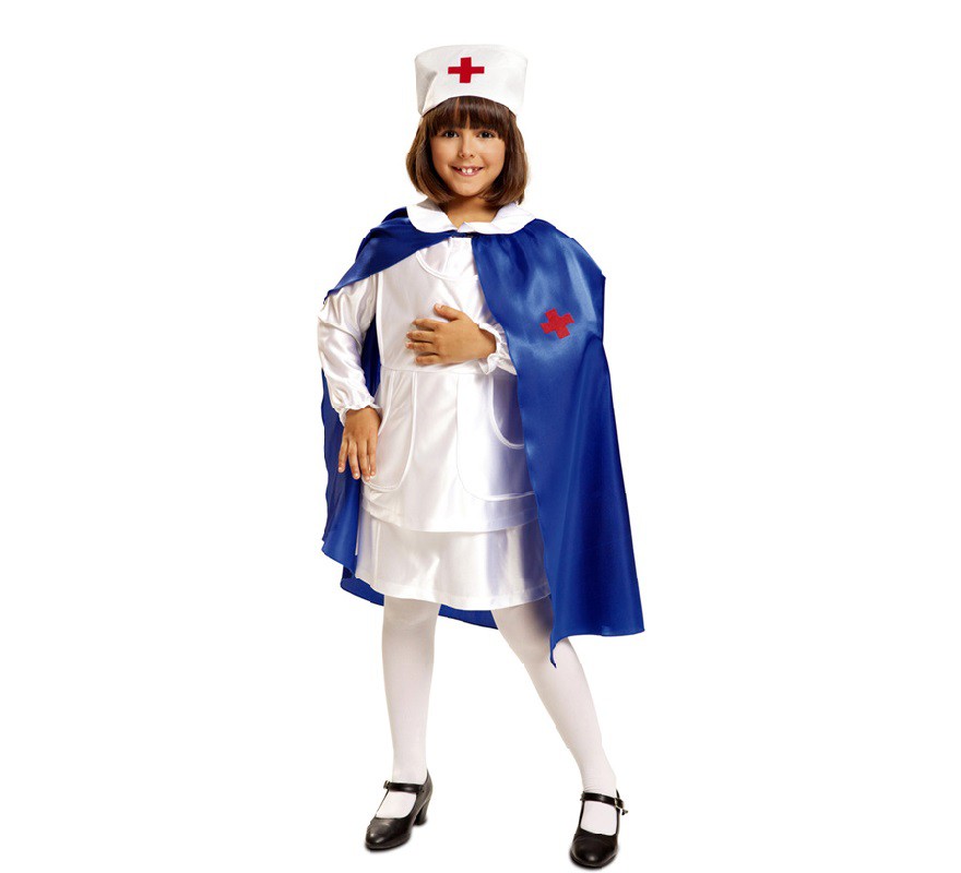 Nurse Costume with Cape for girl