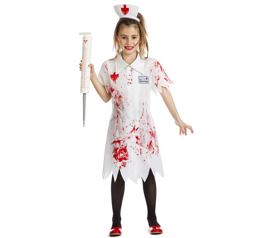 Zombie Nurse Costume for Girls