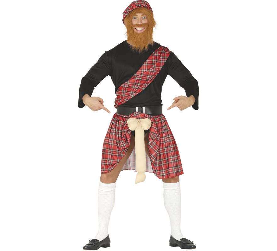 Fato de escocês com surpresa para homem Fato de escocês com surpresa para homem