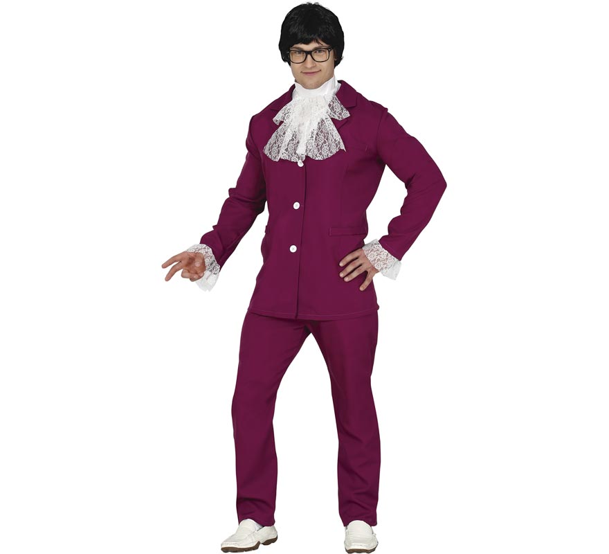 Fantasia de espião nerd para homens Fantasia de espião nerd para homens