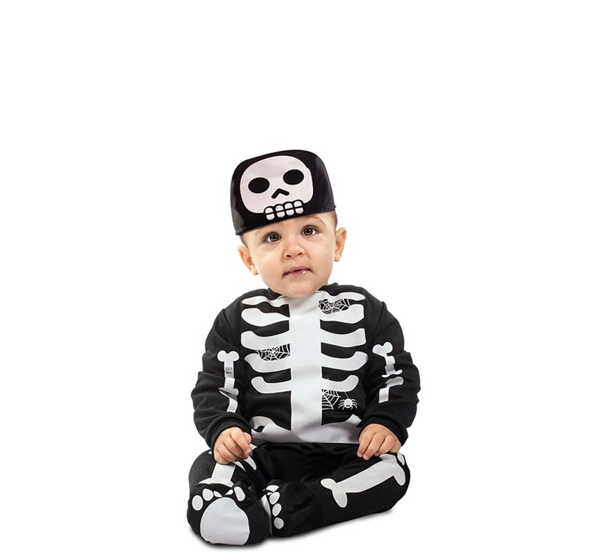 Skeleton costume for baby