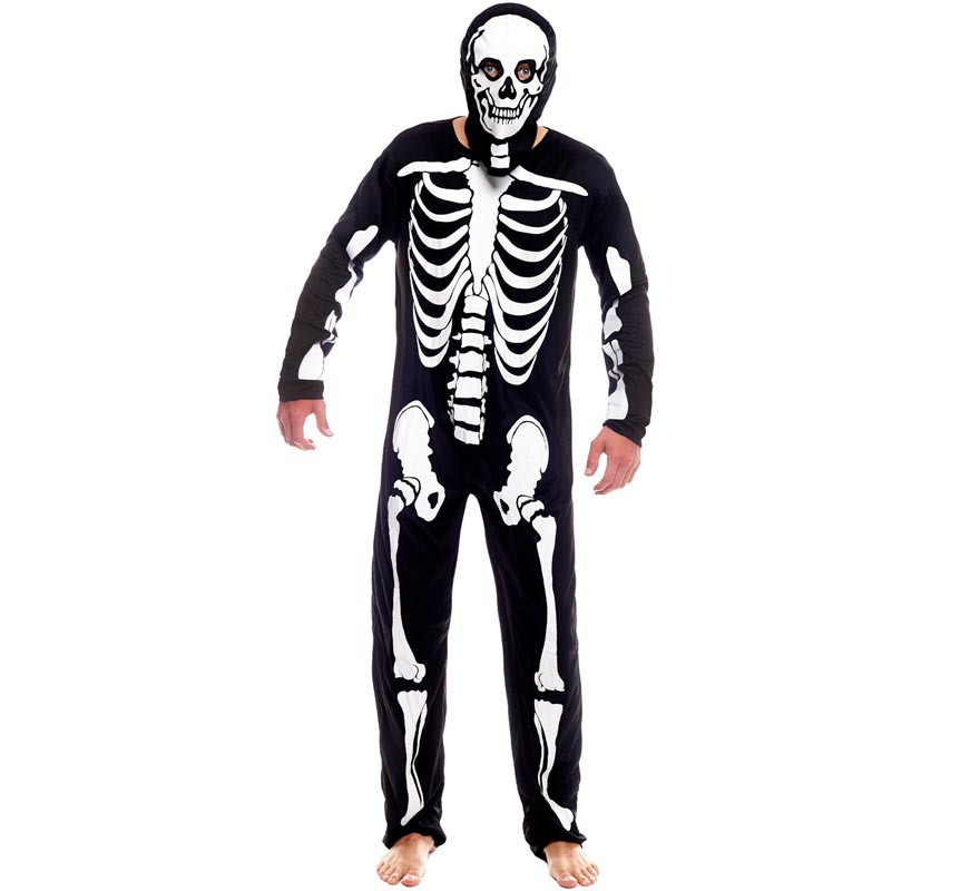 Skeleton costume for men