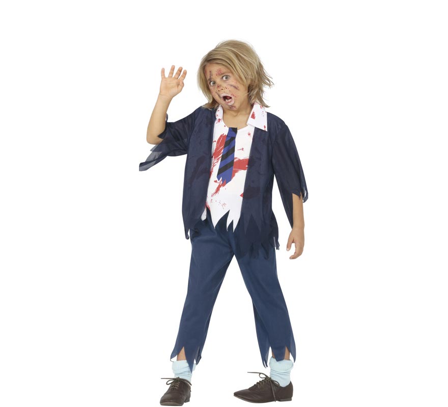 Zombie Student Costume for Boys