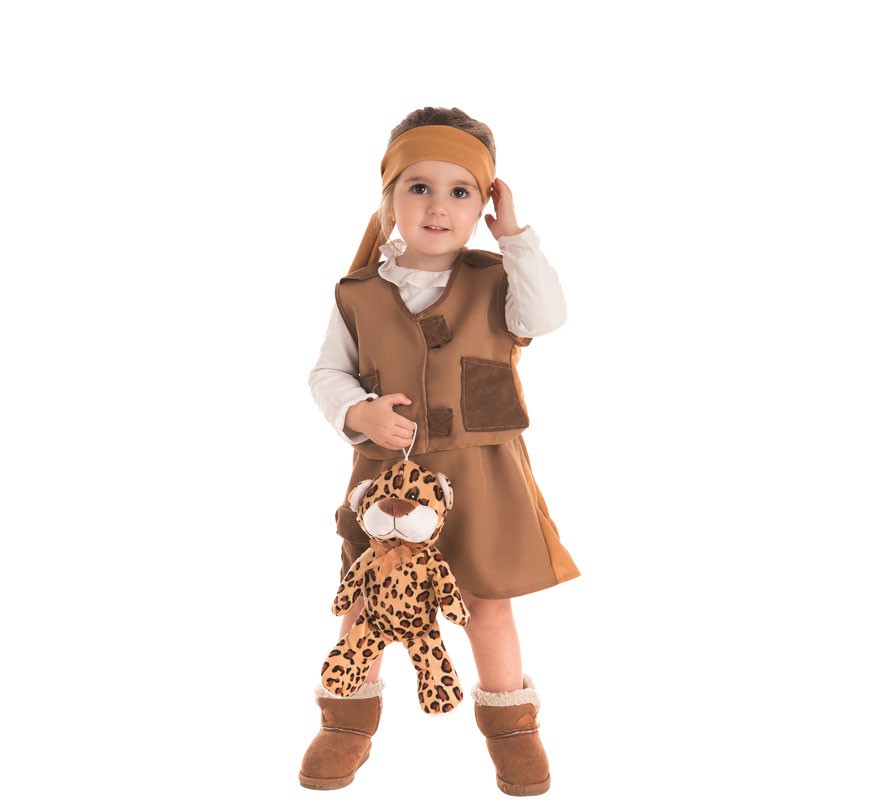 Fato de explorador marrom para bebê Fato de explorador marrom para bebê