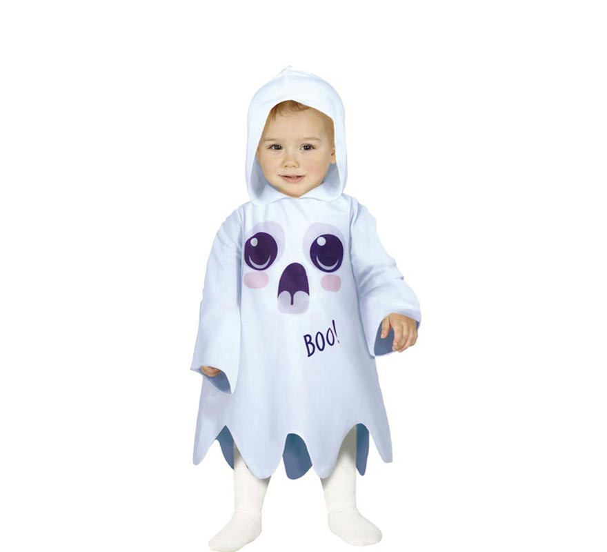 White Boo Ghost Costume for Baby