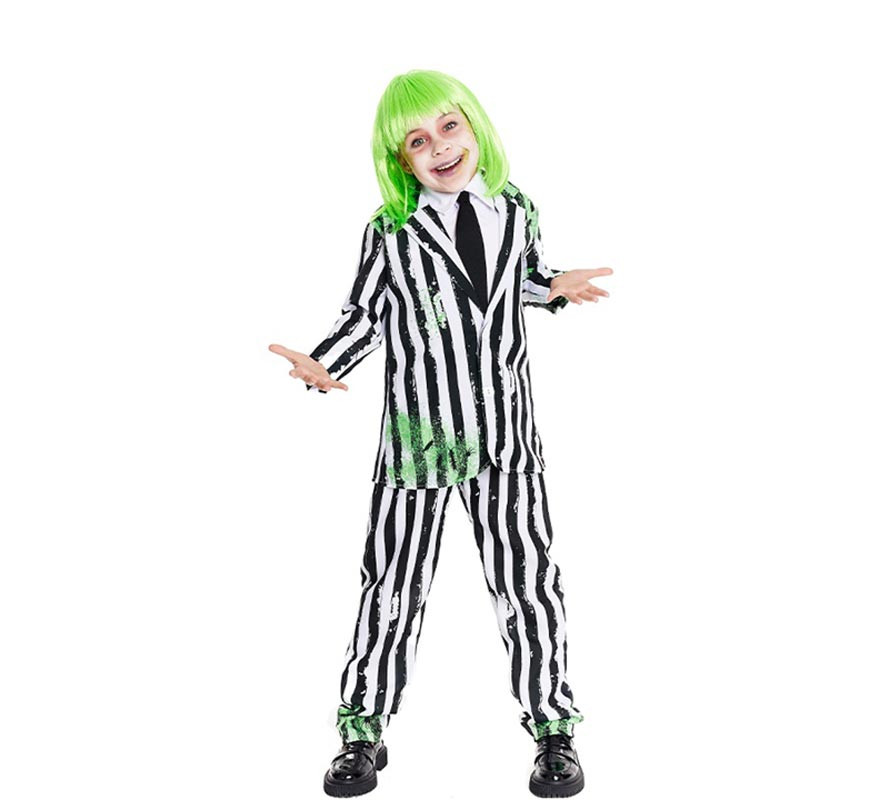 Striped Ghost Costume for Boys Striped Ghost Costume for Boys