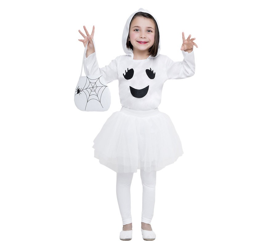 Fato de Tutu fantasma para menina