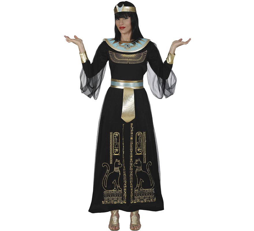 Traje de Faraó Negro para Mulheres