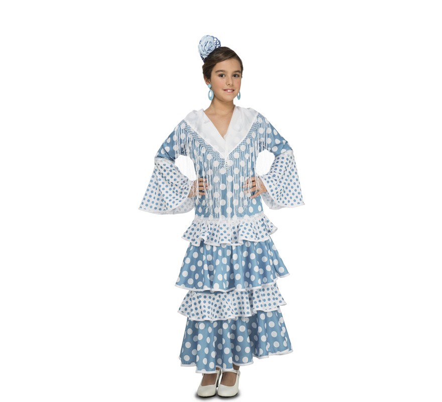 Fato de Flamenca Guadalquivir para menina