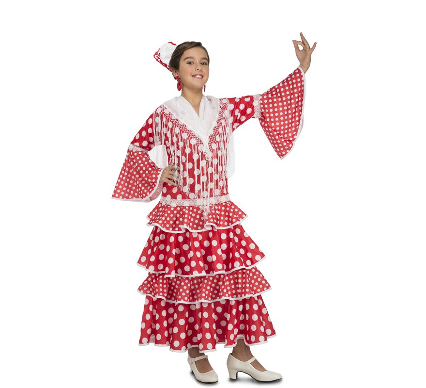 Fato de Flamenca Sevilla para menina