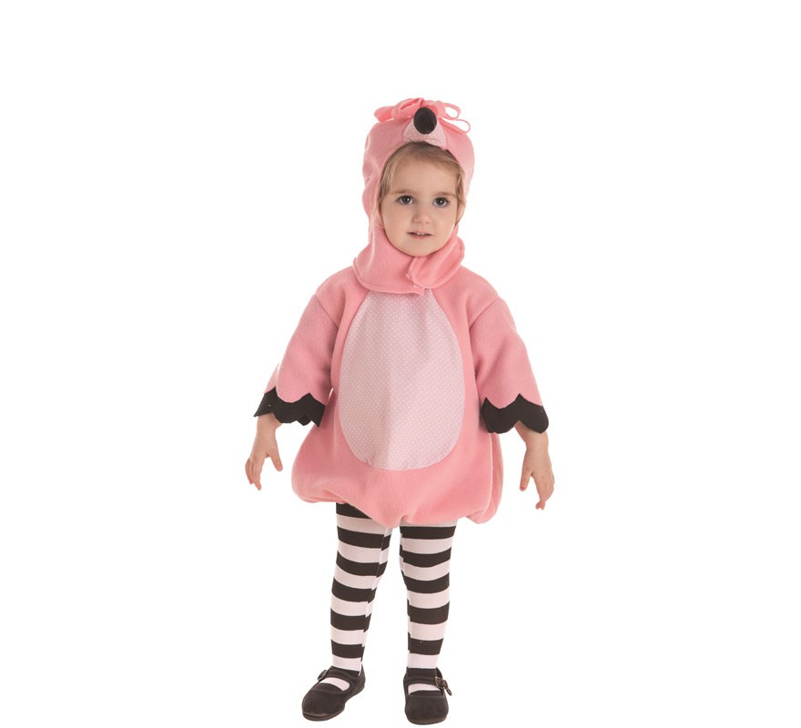 Fato de flamenco rosa para bebé