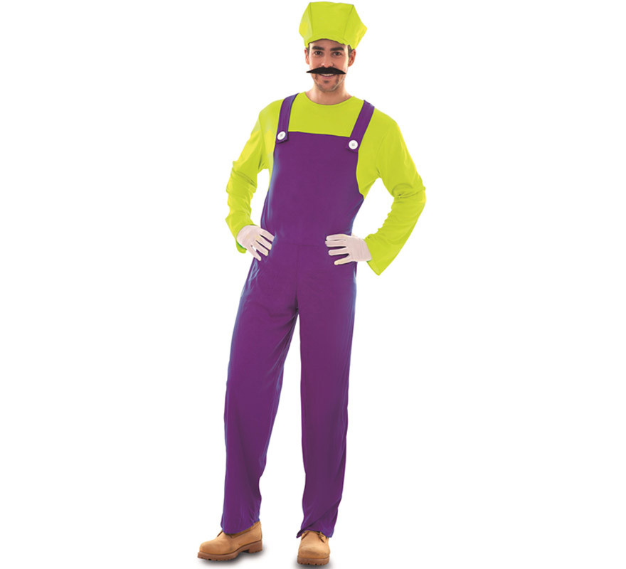 Yellow Plumber Costume for Men