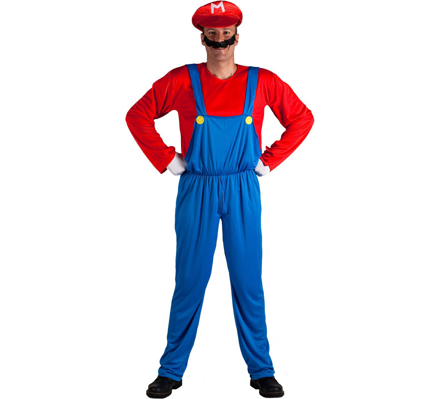 Video Game Plumber Costume for Men