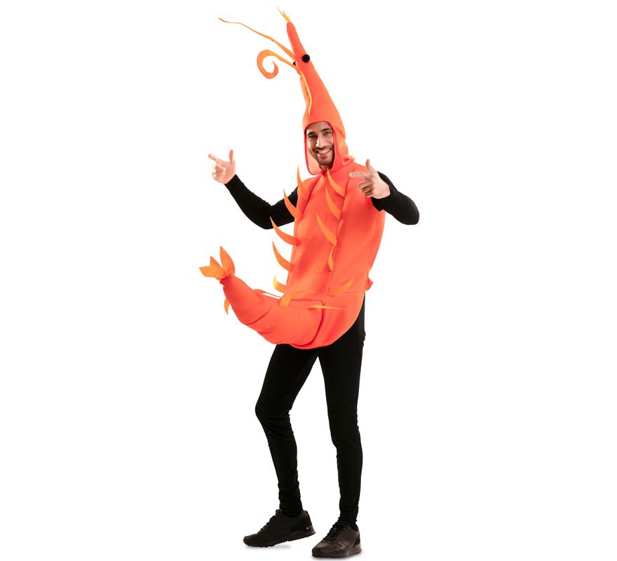 Prawn costume for adults