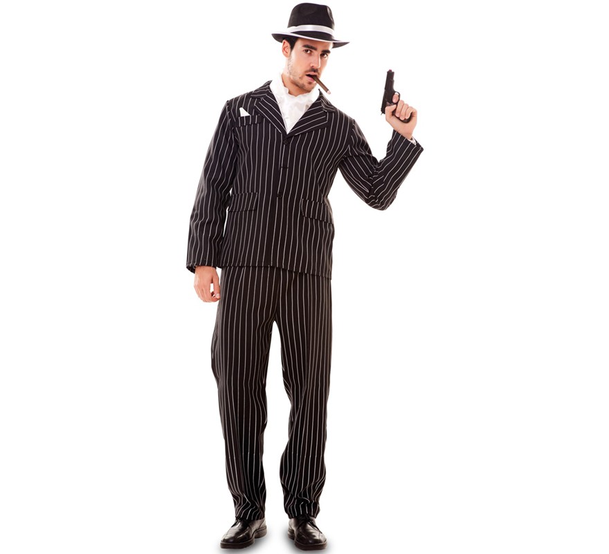 Gangster costume with scarf for men Gangster costume with scarf for men