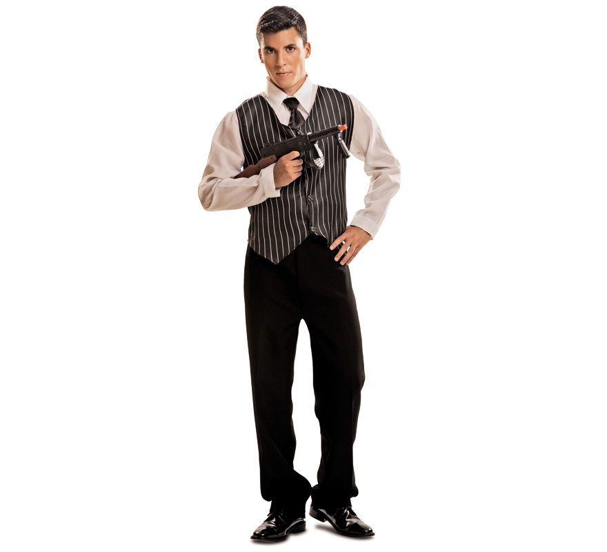 Fato de gangster para homem