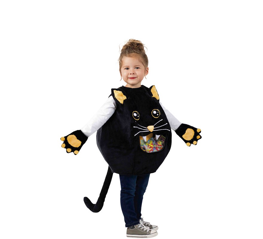 Feasting Black Cat Costume for Girl