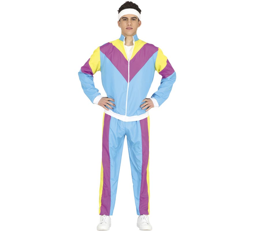 Blue Tracksuit Gymnast Costume for Teenagers Blue Tracksuit Gymnast Costume for Teenagers
