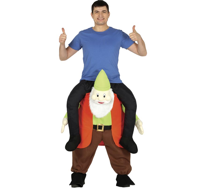 Gnome shoulder costume for adults